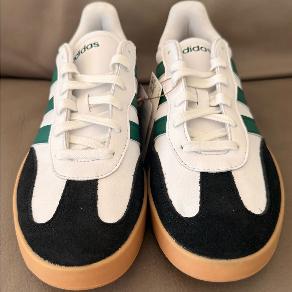 Adidas Barreda Men Shoe Sneaker Size 10 White Green Black New In Box!